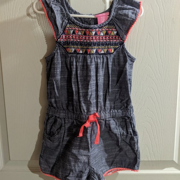 Jean boho romper - Picture 1 of 2
